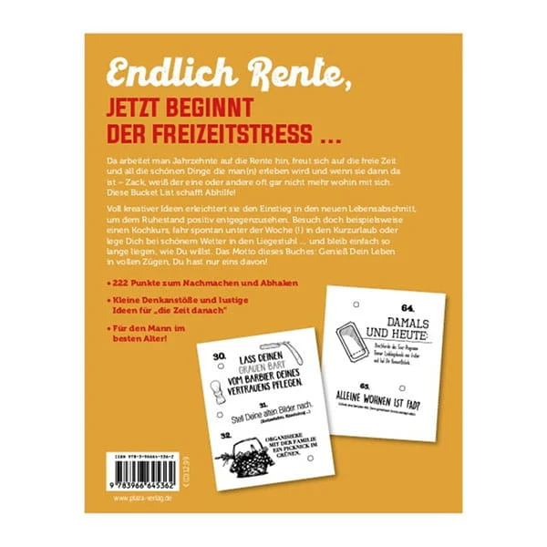 Die Bucket List für Rentner