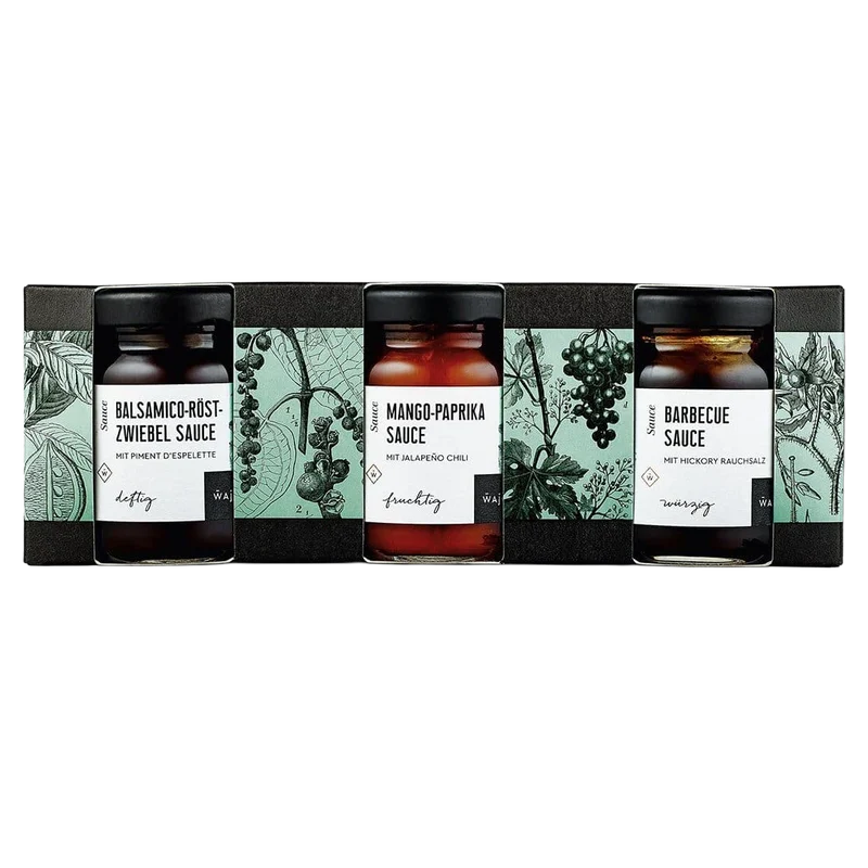 3 teiliges Saucen Geschenkset