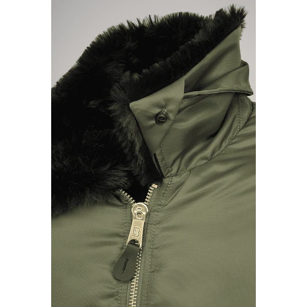 Fliegerjacke "MA-2" mit Kunstfellkragen von Brandit