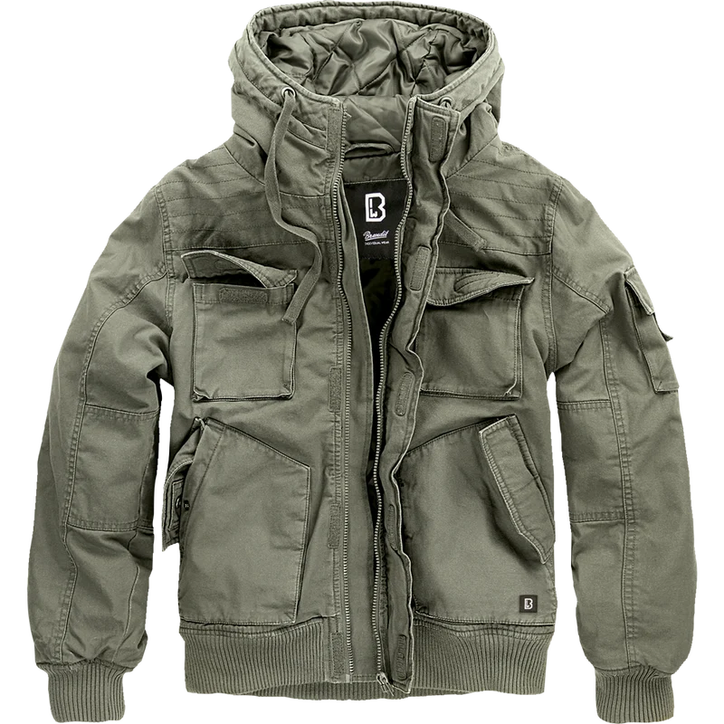 Gefütterte Kapuzen-Kurzjacke "Bronx" von Brandit