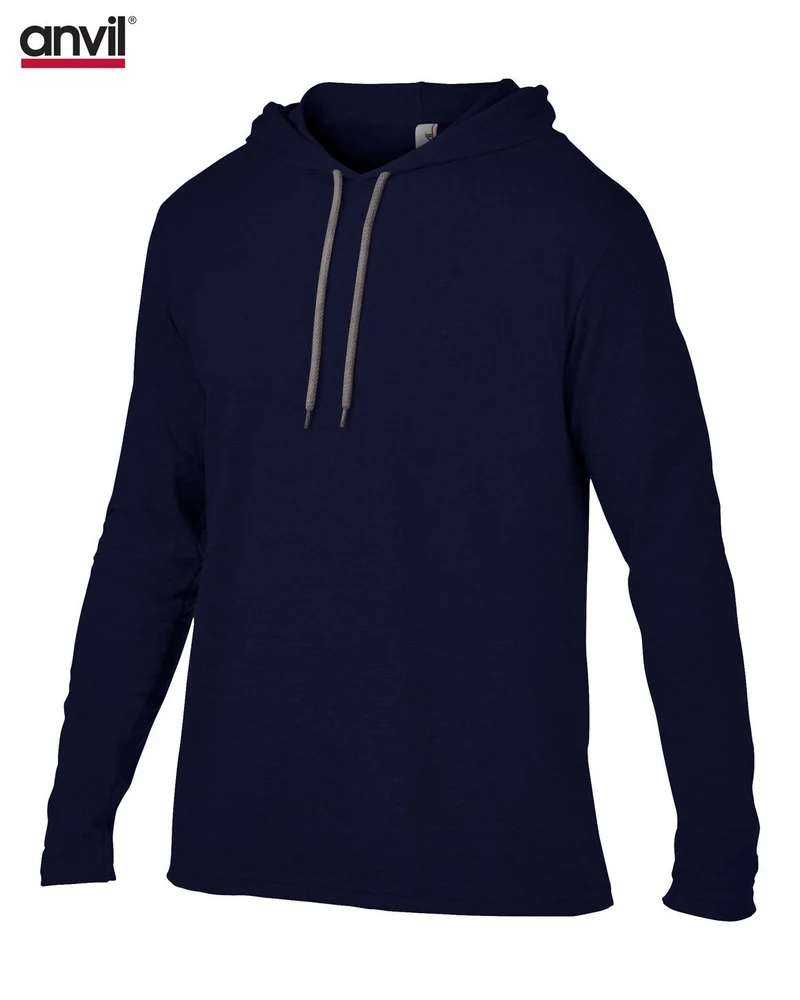 Adult Lightweight Long Sleeve Hooded Tee