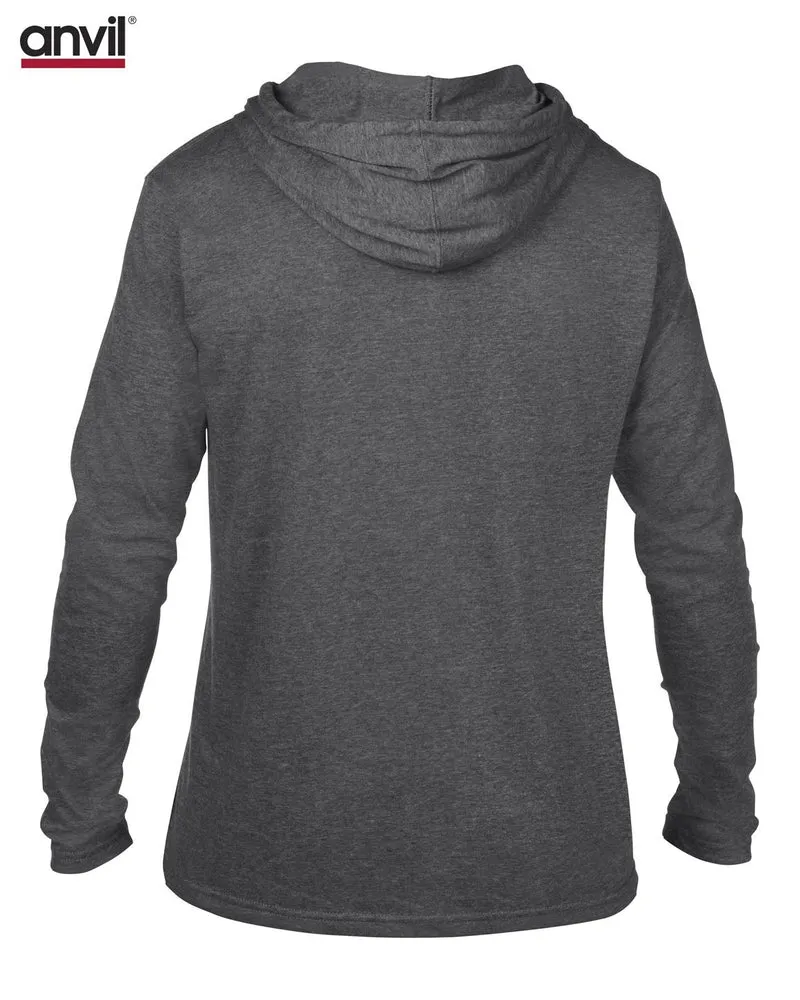 Adult Lightweight Long Sleeve Hooded Tee