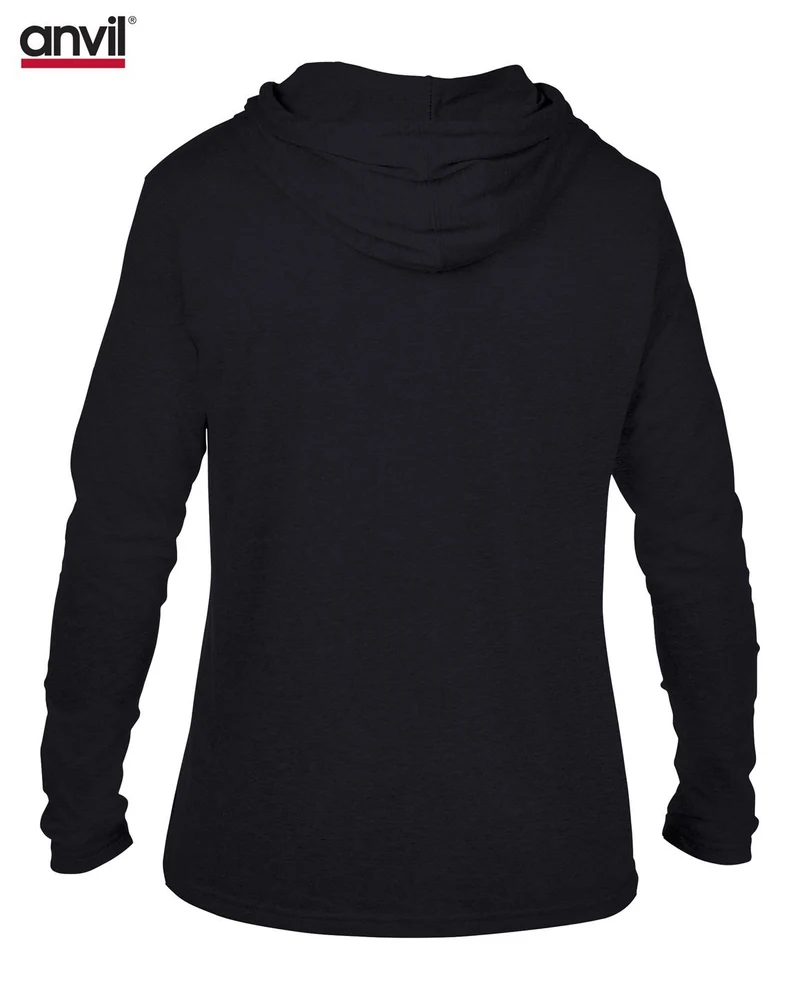 Adult Lightweight Long Sleeve Hooded Tee