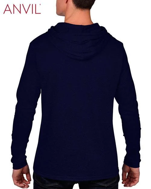 Adult Lightweight Long Sleeve Hooded Tee