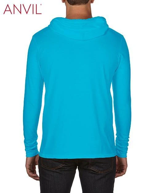 Adult Lightweight Long Sleeve Hooded Tee