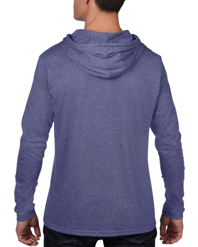 Adult Lightweight Long Sleeve Hooded Tee