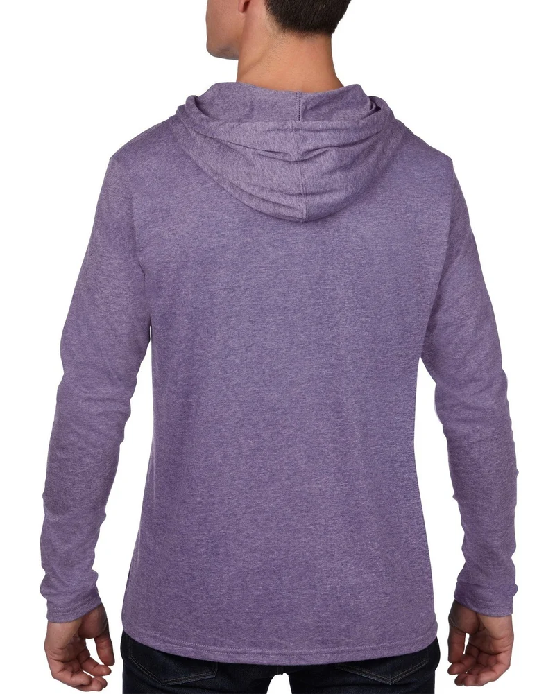 Adult Lightweight Long Sleeve Hooded Tee