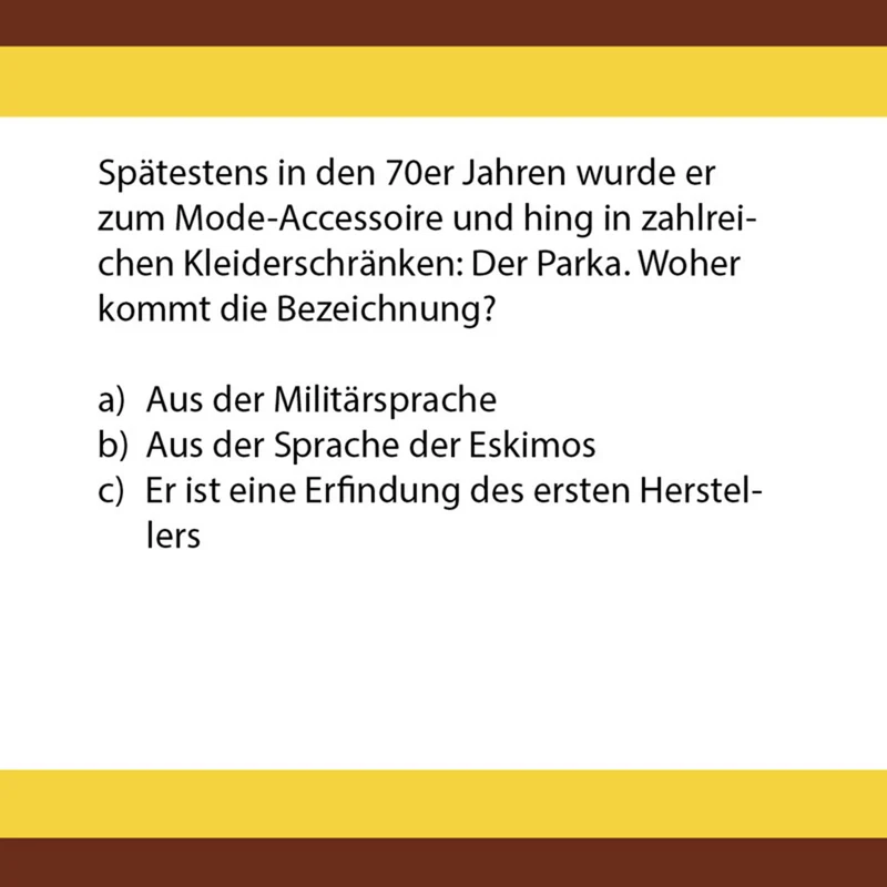 Das 70er Quiz