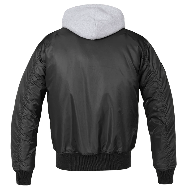 Fliegerjacke mit Sweat-Kapuze von Brandit