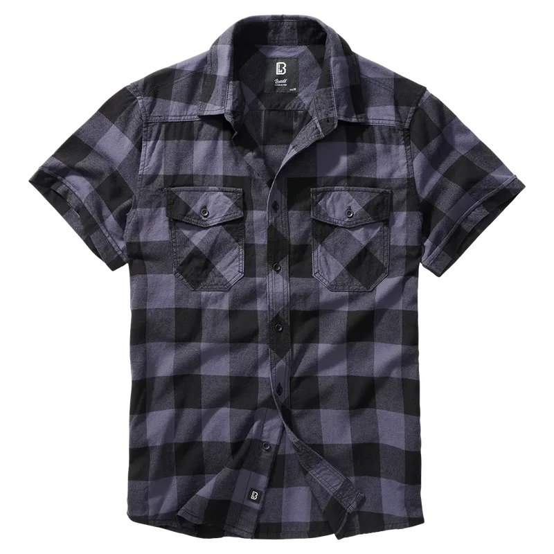 Kurzarmhemd "Checkshirt" von Brandit