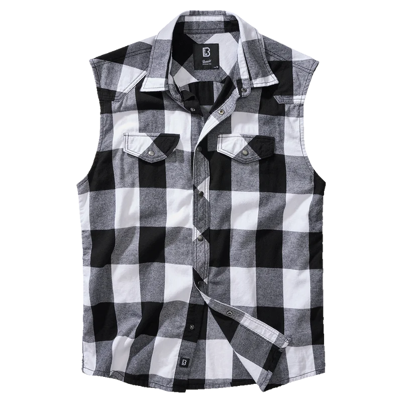 Ärmelloses Checkshirt von Brandit