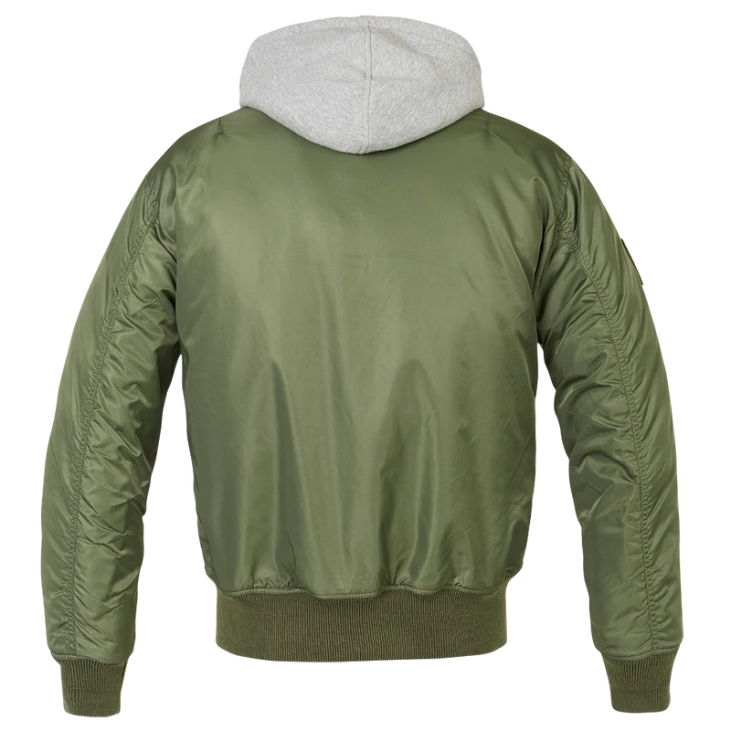 Fliegerjacke mit Sweat-Kapuze von Brandit