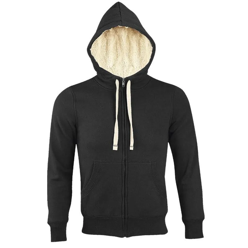 Gefütterter Reißverschluss-Hoodie "American Motor“