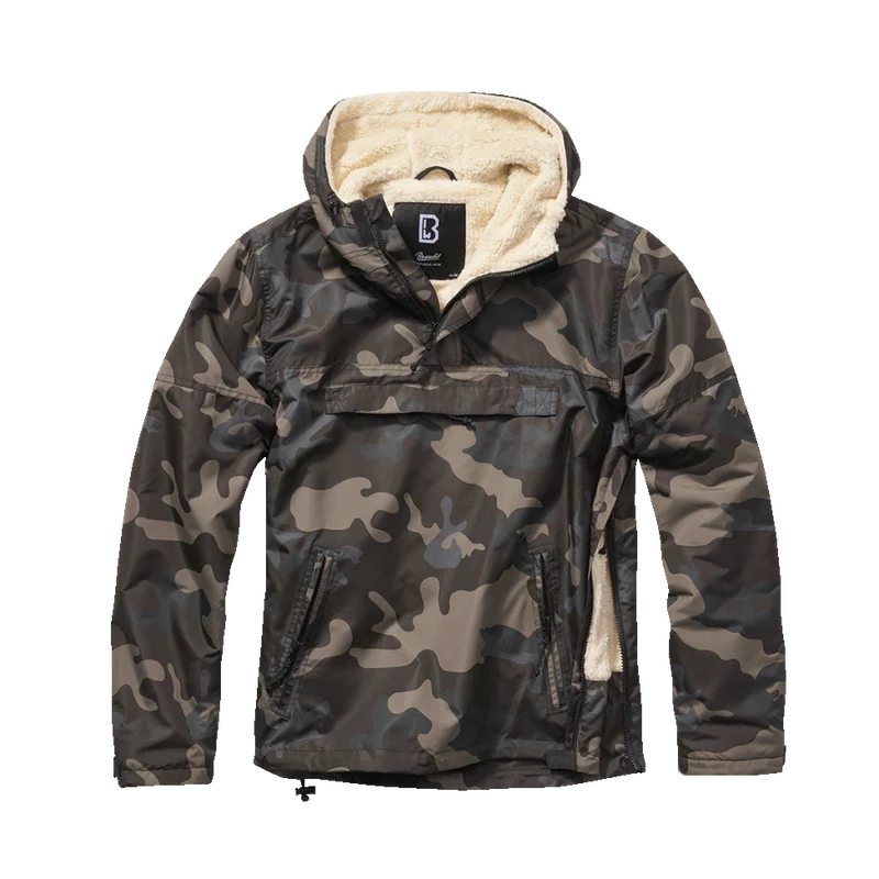 Windbreaker mit Teddyfell-Futter von Brandit