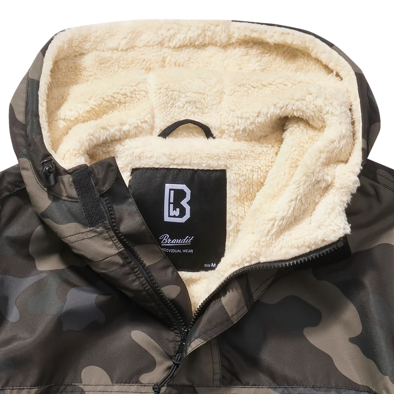 Windbreaker mit Teddyfell-Futter von Brandit