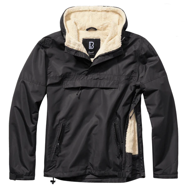Windbreaker mit Teddyfell-Futter von Brandit