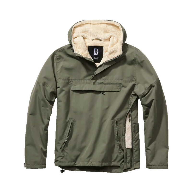 Windbreaker mit Teddyfell-Futter von Brandit