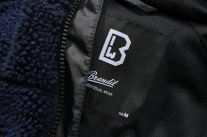 Teddyfleece Kapuzenjacke von Brandit