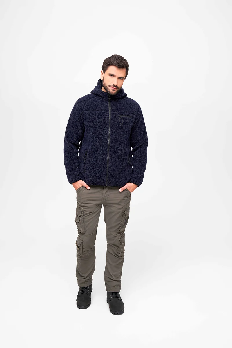 Teddyfleece Kapuzenjacke von Brandit
