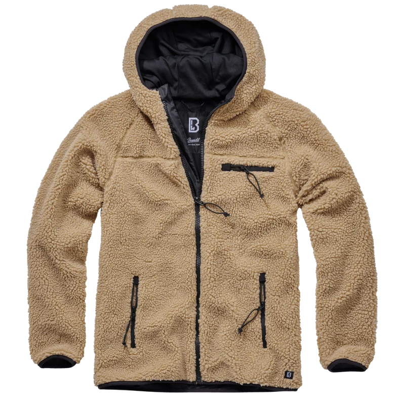 Teddyfleece Kapuzenjacke von Brandit