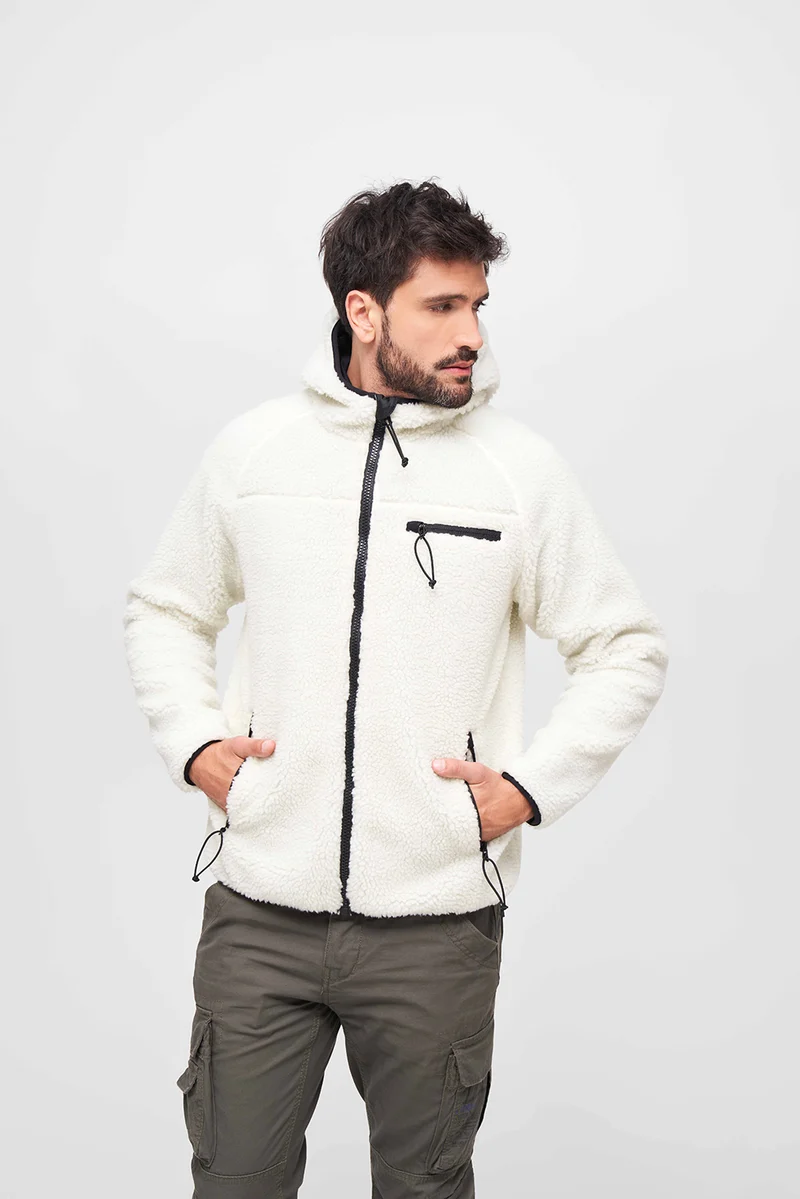 Teddyfleece Kapuzenjacke von Brandit