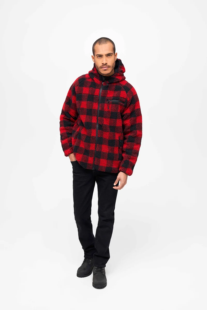 Teddyfleece Kapuzenjacke von Brandit