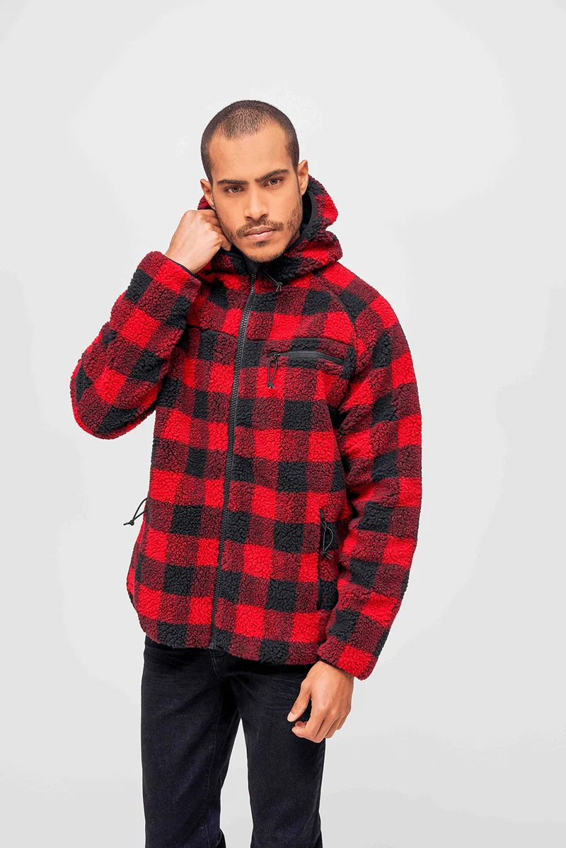 Teddyfleece Kapuzenjacke von Brandit