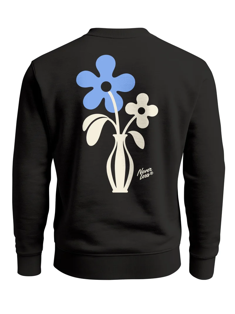 Herren Sweatshirt mit Rückenprint - Motiv - Regular Fit