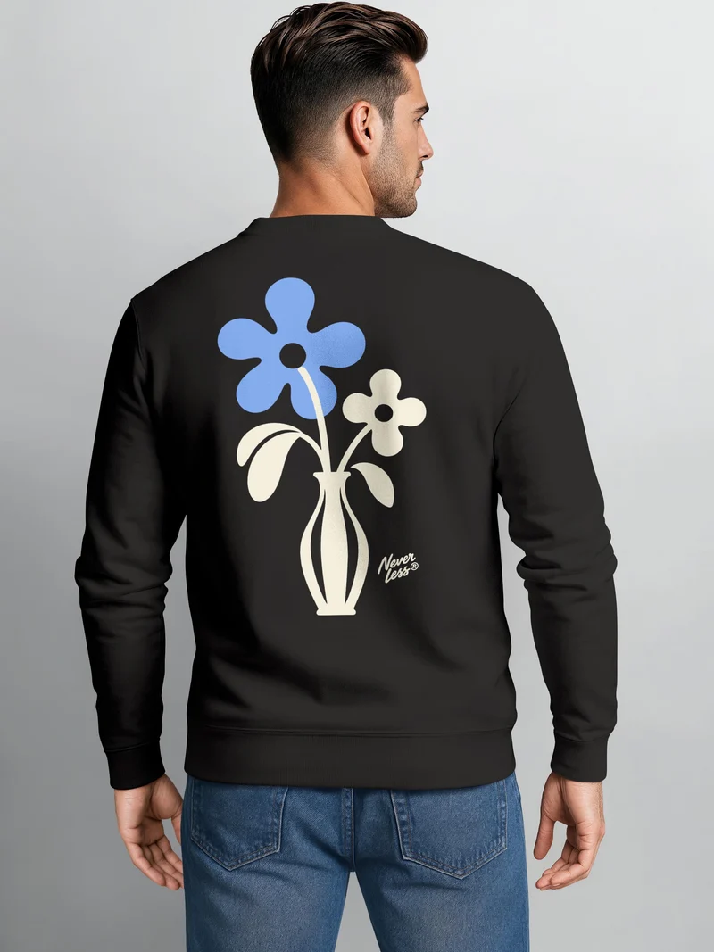 Herren Sweatshirt mit Rückenprint - Motiv - Regular Fit