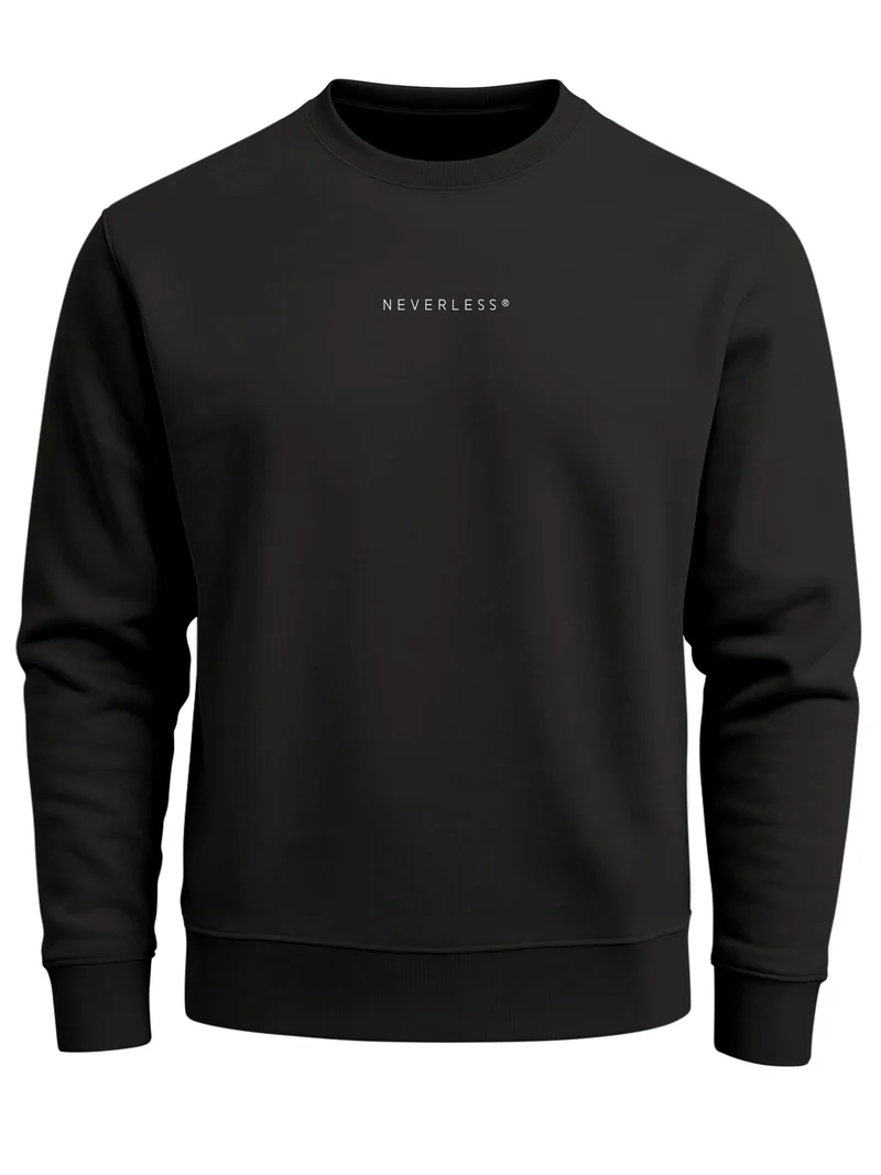 Herren Sweatshirt mit Blumen-Backprint Regular Fit