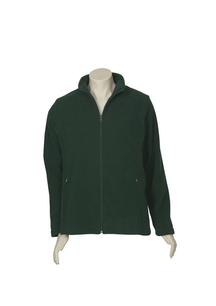 Ladies Plain Micro Fleece Jacket