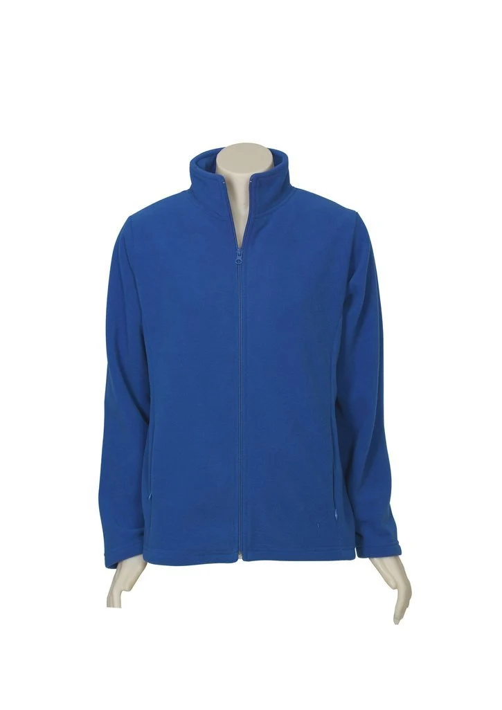 Ladies Plain Micro Fleece Jacket