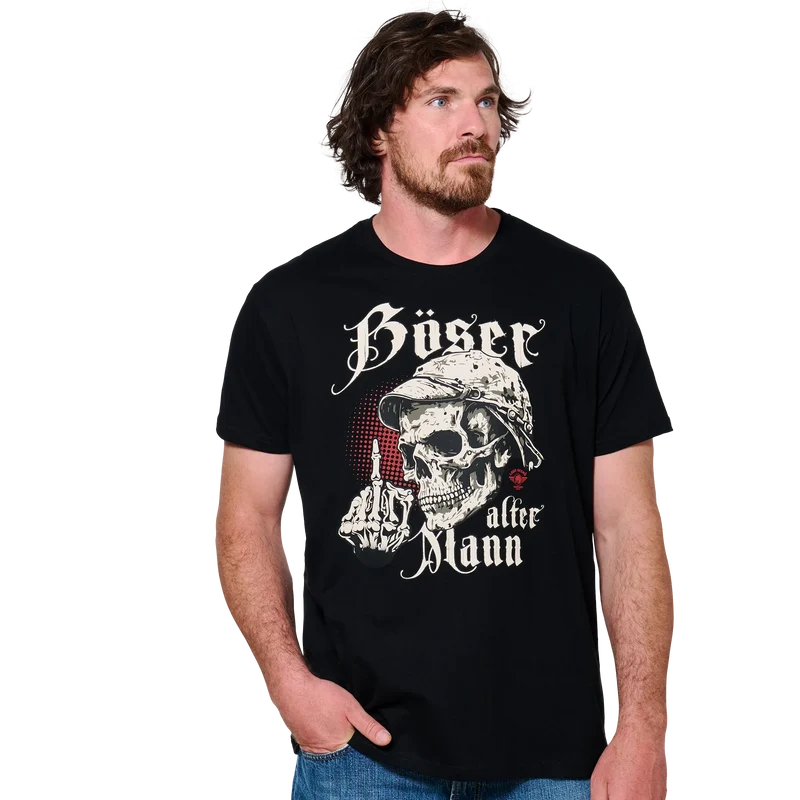 T-Shirt "Böser alter Mann"