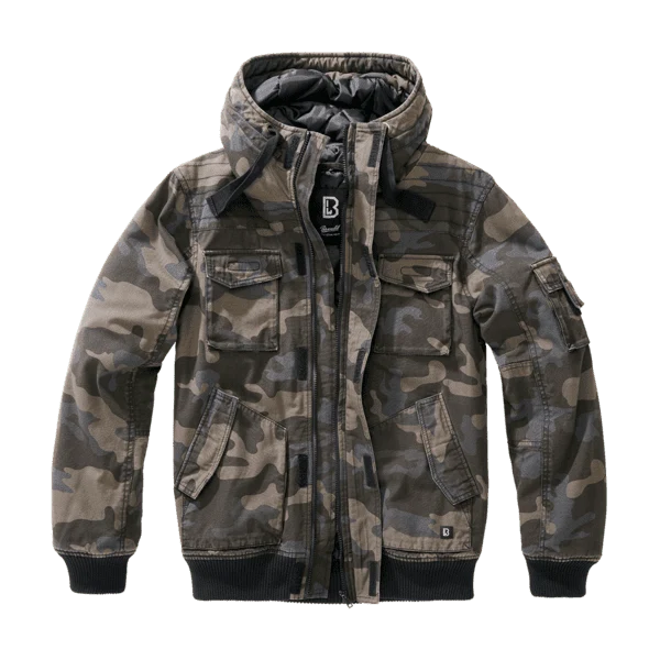 Gefütterte Kapuzen-Kurzjacke "Bronx" von Brandit