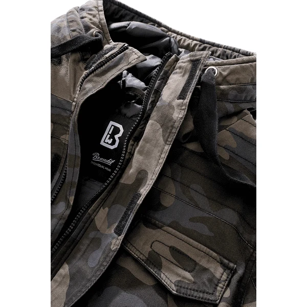 Gefütterte Kapuzen-Kurzjacke "Bronx" von Brandit