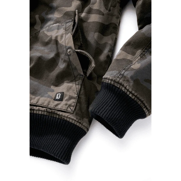 Gefütterte Kapuzen-Kurzjacke "Bronx" von Brandit