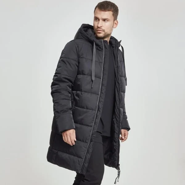 Steppmantel mit Kapuze von Urban Classics