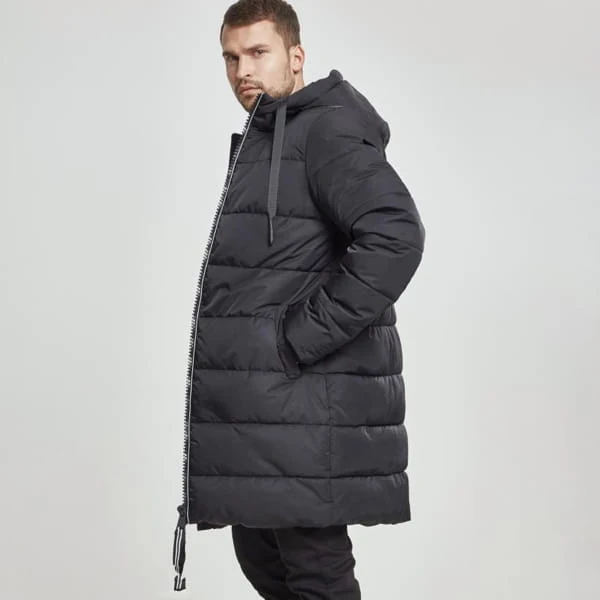 Steppmantel mit Kapuze von Urban Classics