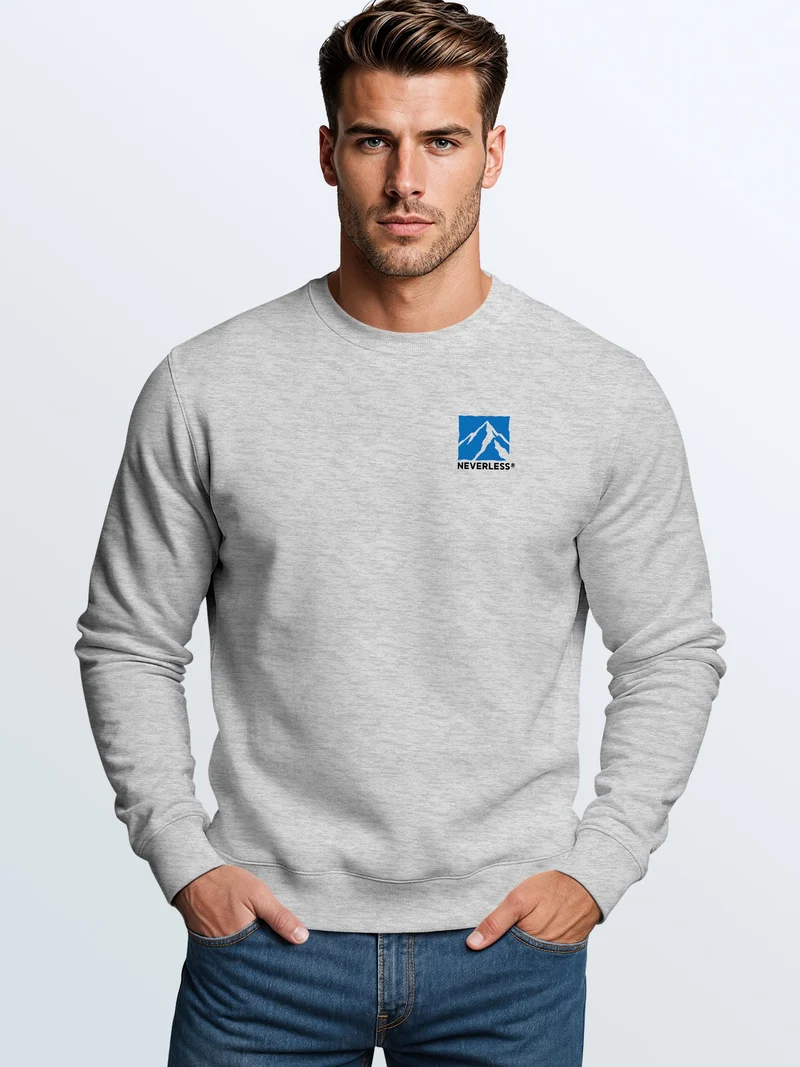 Herren Sweatshirt Higher Ground Mountain Backprint Regular Fit