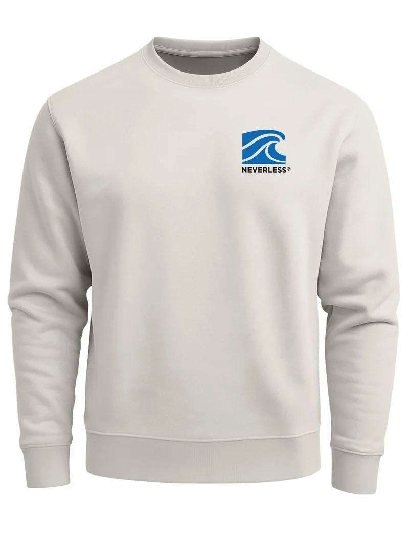 Herren Sweatshirt Ocean Calls Wave Backprint Regular Fit