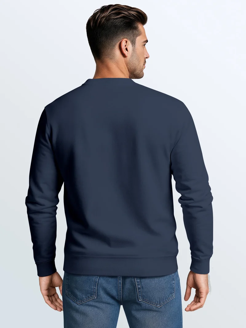 Herren Sweatshirt Higher Ground Mountain Frontprint Regular Fit