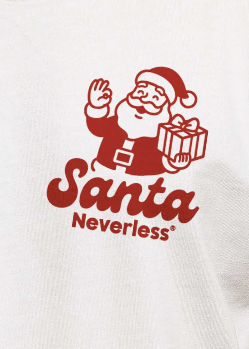 Herren T-Shirt Backprint Weihnachten Retro Santa Claus Fashion Streetstyle Weihnachtsshirt