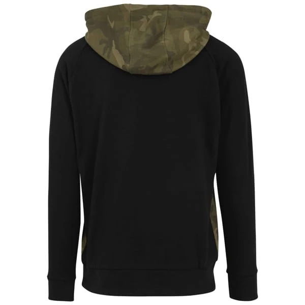 Raglan Hoodie "Camo Contrast" von Urban Classics