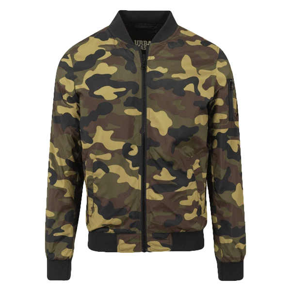 Leichte Bomberjacke "Camo" von Urban Classics