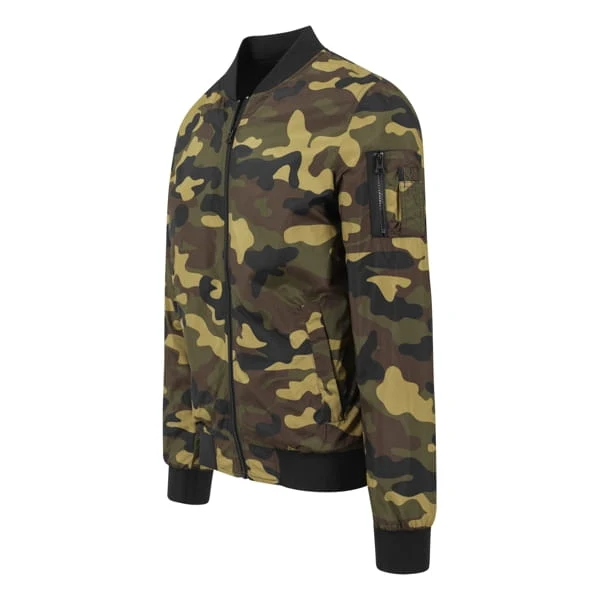 Leichte Bomberjacke "Camo" von Urban Classics