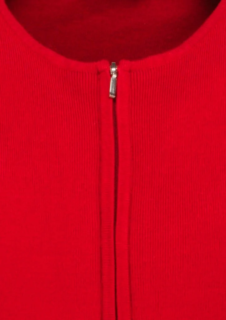 Ladies 2-Way Zip Cardigan