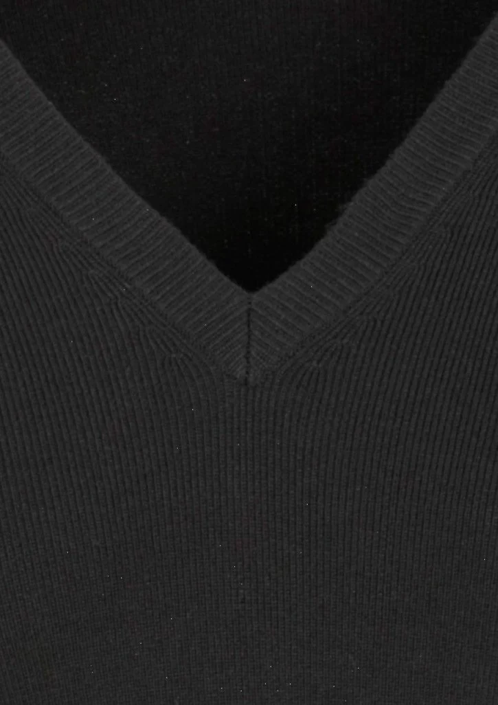 Ladies V-Neck Pullover