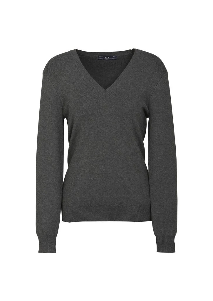 Ladies V-Neck Pullover