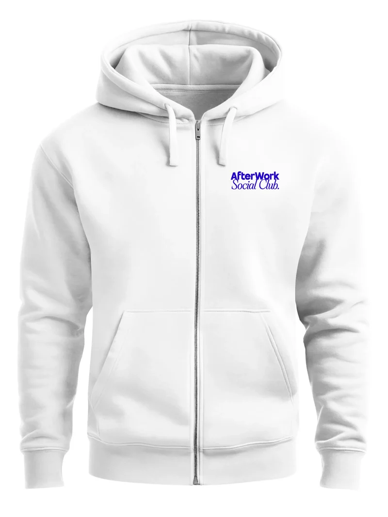 Herren Sweatjacke Backprint Afterwork Party Zipjacke Zip-Hoodie Männer Grafik Design Fashion Streetstyle