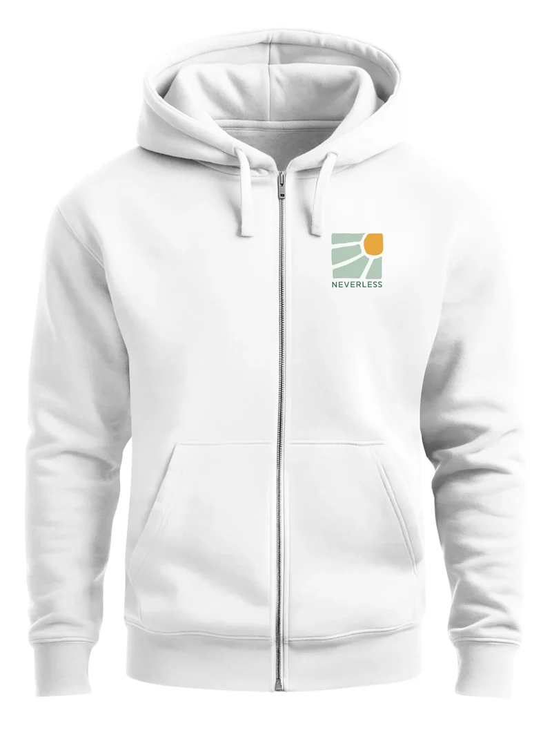 Herren Sweatjacke Backprint Balance Mental Health Design Zipjacke Zip-Hoodie Männer Fashion Streetstyle
